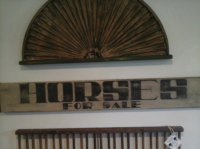 Horses for Sale farm sign